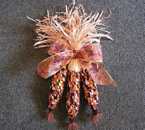 PDF CROCHET PATTERN Indian Corn Decoration