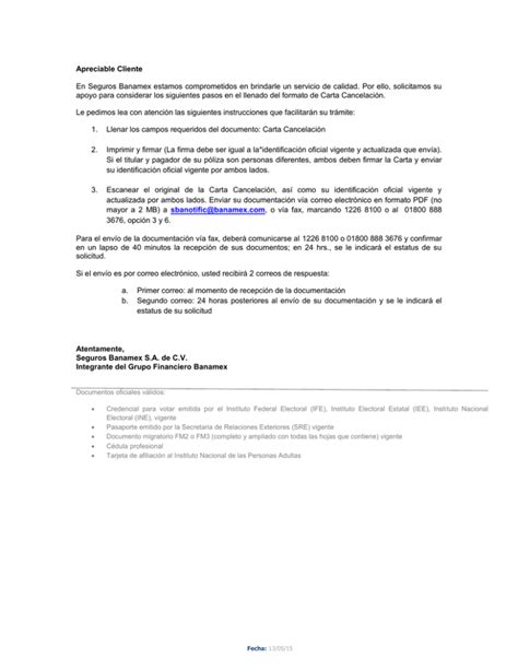 Carta De Cancelacion Ejemplos Y Formatos Word Pdf 2022 Images