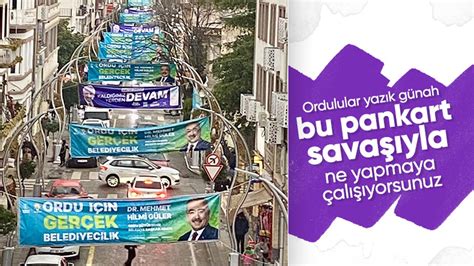 Yerel Se Im Yolunda Ordu Da Pankart Sava Lar