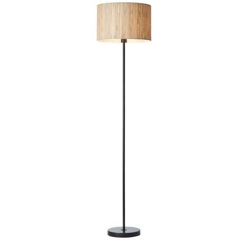 Endon Longshore Lampada Da Terra Con Base E Paralume Alghe Naturali