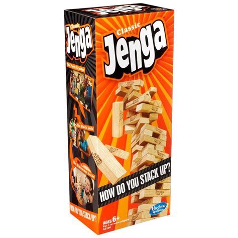 Jenga Classic Game Hasbro Gaming