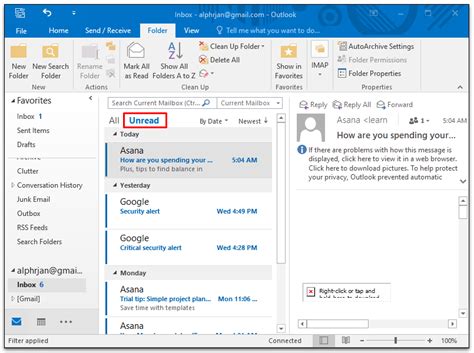 How to keep emails unread in outlook - marketingdax