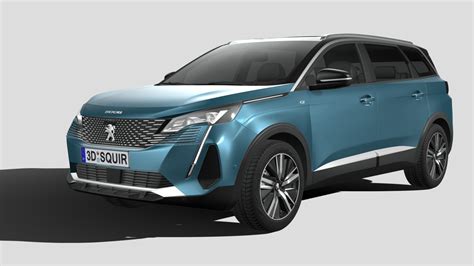 Peugeot 5008 2021 Buy Royalty Free 3D Model By SQUIR3D 7aa26f6