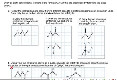 Solved Draw All Eight Constitutional Isomers Of The Formula Chegg