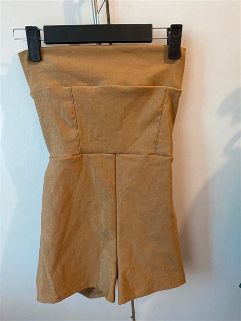 Brand New Brown One Piece Romper Womens Fashion Dresses And Sets