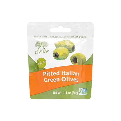 Divina Pitted Green Italian Olives Italco Food Products Wholesale