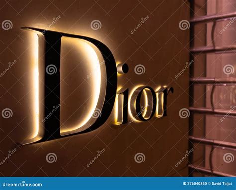 Dior French Luxury Fashion House Editorial Image - Image of sign, street: 276040850