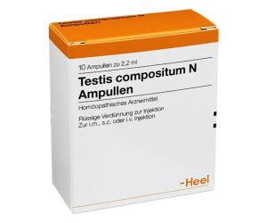 Heel Testis Compositum N Ampullen 10 X 2 2ml A 40 99 Oggi