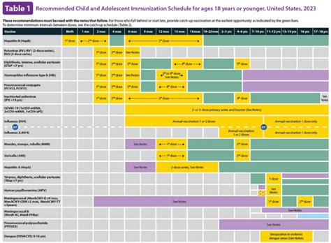 Immunization Schedule When Kids Get Their Shots Baby Chick