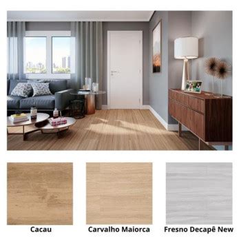 Piso Laminado Clicado Linha Prime Click Eucafloor Cacau Carvalho