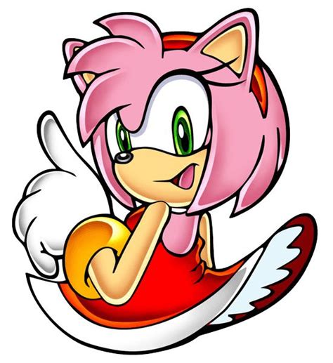 Amyrose From The Official Artwork Set For Sonicadventure On The