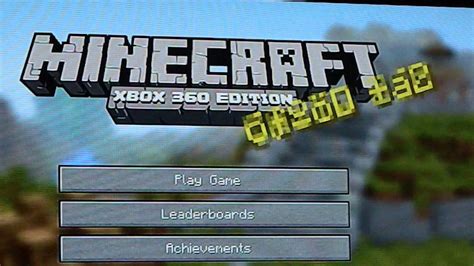 Minecraft Xbox Title Screen Colormatic Youtube