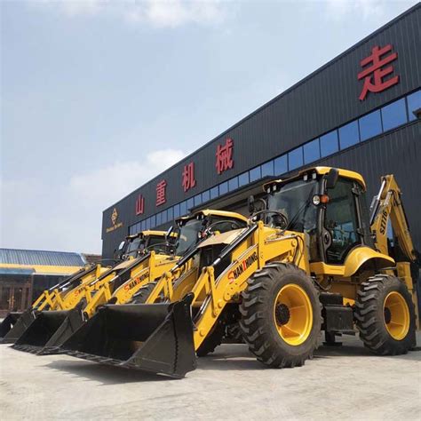 Factory Supply Directly Backhoe Loader With X Four Wheel Steering