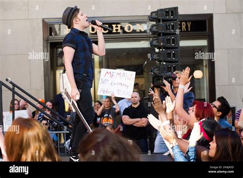 Fall Out Boy member Patrick Stump performs on NBC's "Today" show on ...