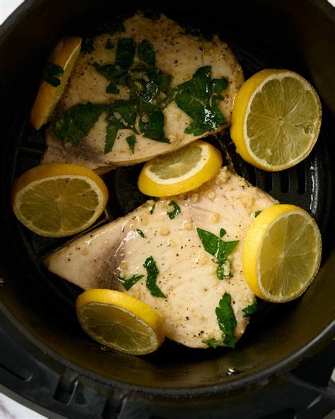 Easy Air Fryer Swordfish Steaks Elise Tries To Cook