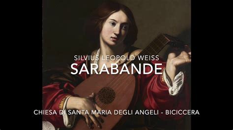 Weiss S L Sarabande From Sonata Alberto Crugnola Baroque Lute