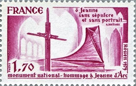 Jeanne Darc Monument Association Philat Lique Senlisienne