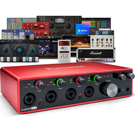 Focusrite Scarlett 18i8 G3 USB Audio Interface Free Plugin Bundle