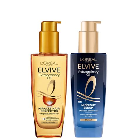 L Oréal Paris Elvive Extraordinary Oil Nourished Hair Treatment Day and