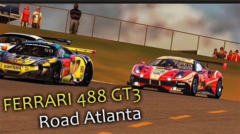 Ferrari Gt Iracing Road Atlanta Youtube