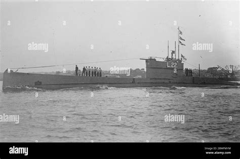 Submarine L22 1 March 1927 Stock Photo Alamy