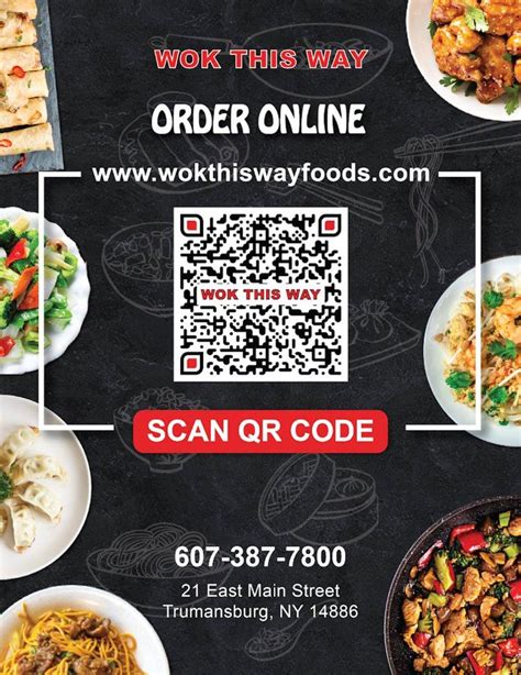 Menu at Wok This Way restaurant, Trumansburg