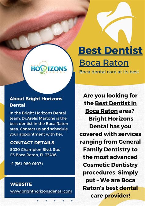 Looking For The Best Dentist In Boca Raton By Bright Horizons Dental