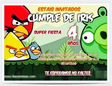 Sé diferente customízate Fiesta Cumple Angry Birds