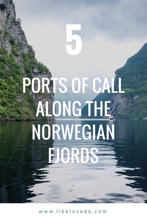 Enjoy A Beautiful Norwegian Fjords Cruise With Five Ports Of Call