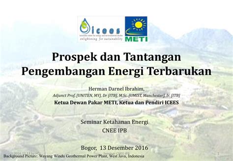 PDF Prospek Dan Tantangan Pengembangan Energi Terbarukan PDFSLIDE NET