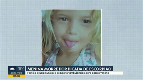 V Deo Menina De Anos Morre Depois De Ser Picada Por Um Escorpi O