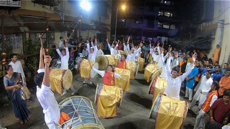 Baji Dhol Tasha Pathak Dhol Tasha Mumbai Lovelane Cha Raja Patpujan