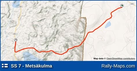 SS 7 Metsäkulma stage map Nokia Ralli 2003 Rally Maps