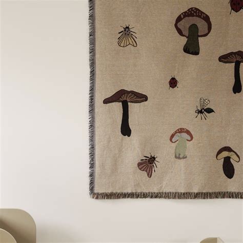 Ferm Living Ferm Living Forest Tapestry Blanket Sand