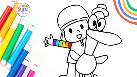 Pocoyo Drawing Step By Step How To Draw Pocoyo And Pato Easy