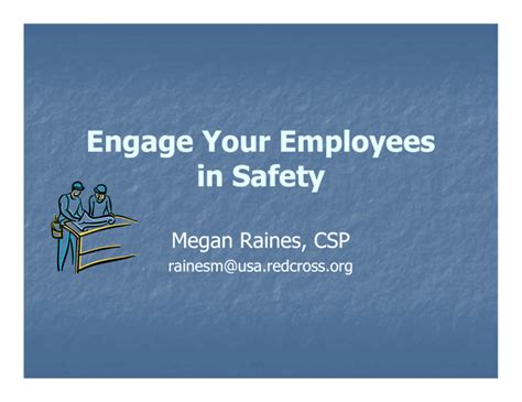 Engage Your Employees In Safety Safety In Safety