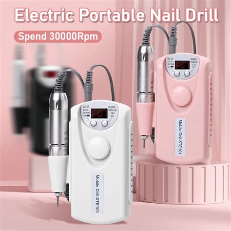 Jual Alat Kikir Kuku Elektrik Portable Rechargeable Rpm Nail