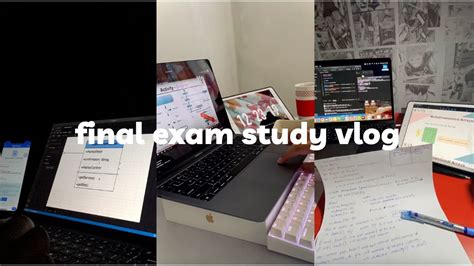 Final Exam Study Vlog 📚 3am Study Late Night Study Cramming For Final