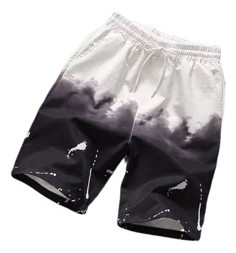 Bermuda Short Para Sección Delgada Seda Hielo Hombre Miveni Meses sin