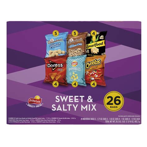 Frito Lay Sweet Salty Mix Variety Pack SmartLabel