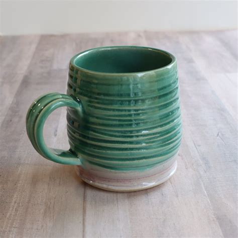 Elegant Artisan Hand Carved Ceramic Mug Unique And Charming Etsy