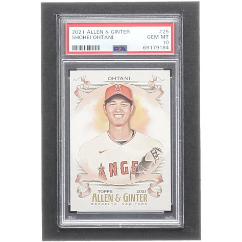 Shohei Ohtani Topps Allen And Ginter Psa Pristine Auction