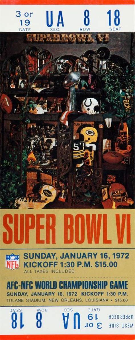 Wrapped Canvas 1972 Super Bowl Vi Dallas Cowboys Print Etsy