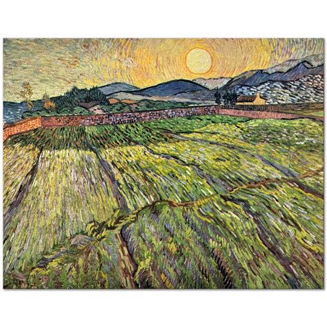 Landscape With Ploughed Fields By Vincent Van Gogh As An Art Print