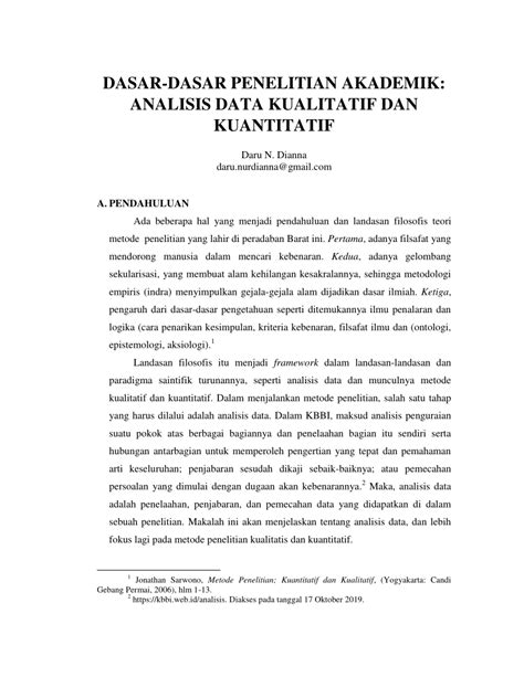 Contoh Skripsi Penelitian Deskriptif Kuantitatif My Pdf