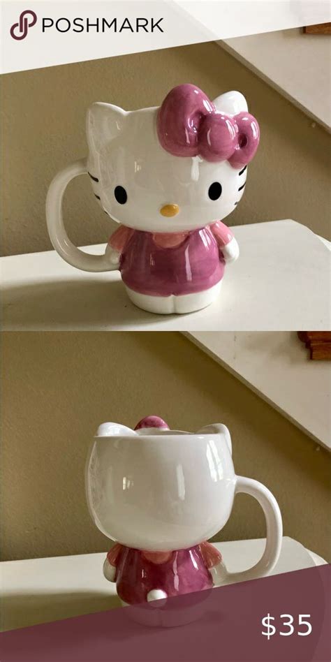 Oversized Hello Kitty Ceramic Mug Perfect For Hello Kitty Lovers