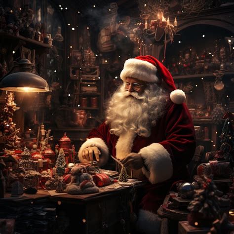 Premium Ai Image Christmas Scene