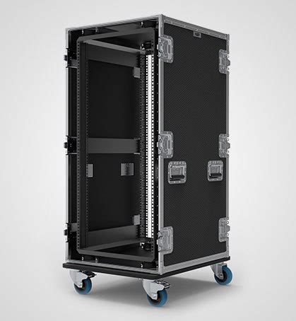 24U Suspended Shockmount Rack Flight Case | NSP Cases