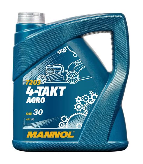 MANNOL 4 Takt Agro SAE 30 4l Gartenbedarf Mannol Öl Marken Öle