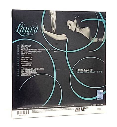 Laura Pausini Primavera In Anticipo Th Anniversary Limited Edition